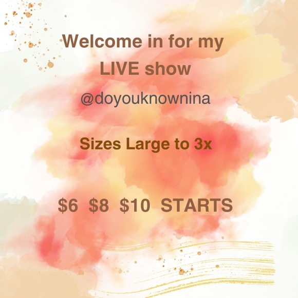 Please like/❤️ for my upcoming live shows - Picture 1 of 2